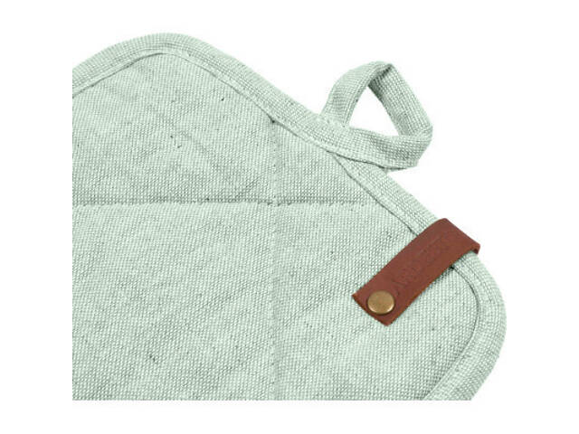 Кухонна прихватка Ardesto Oliver, 20х20 см, 100% бавовна, нап-ч: ватин, аквамарин (ART04OA) - Фото 4