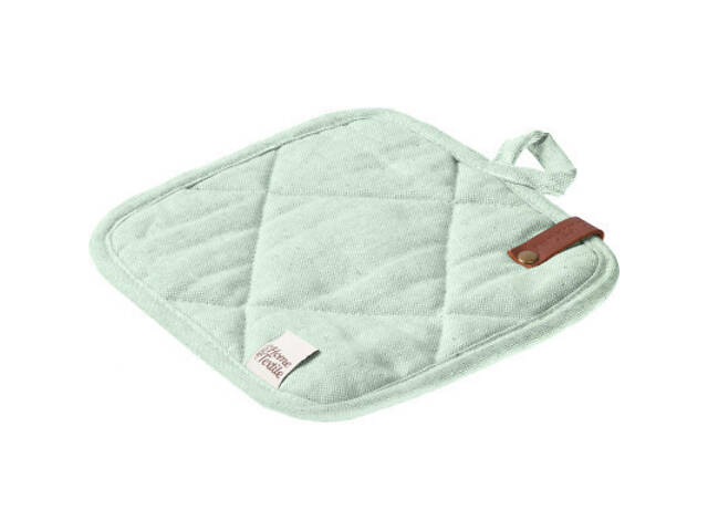 Кухонна прихватка Ardesto Oliver, 20х20 см, 100% бавовна, нап-ч: ватин, аквамарин (ART04OA) - Фото 5