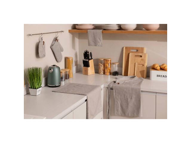 Кухонна прихватка Ardesto Oliver сірий 20х20см, 100% бавовна (ART04OD) - Фото 8