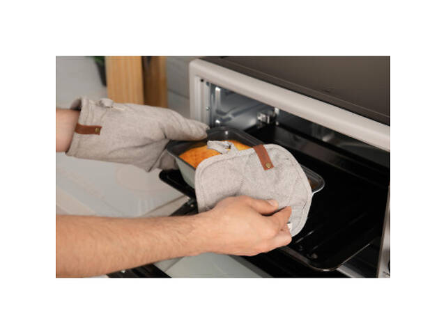 Кухонна прихватка Ardesto Oliver сірий 20х20см, 100% бавовна (ART04OD) - Фото 4