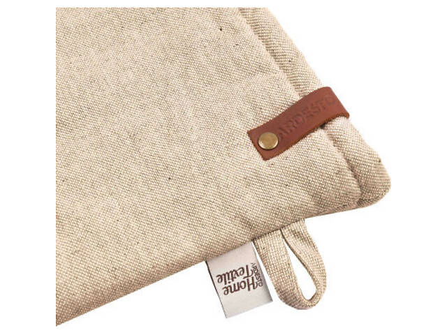 Кухонна прихватка Ardesto Рукавичка Oliver, 18х30 см, 100% бавовна, нап-ч: ватин, шоколад (ART05OR) - Фото 5