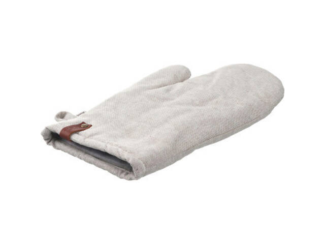 Кухонна прихватка Ardesto Рукавичка Oliver, 18х30 см, 100% бавовна, нап-ч: ватин, сірий світлий (ART05OL) - Фото 4