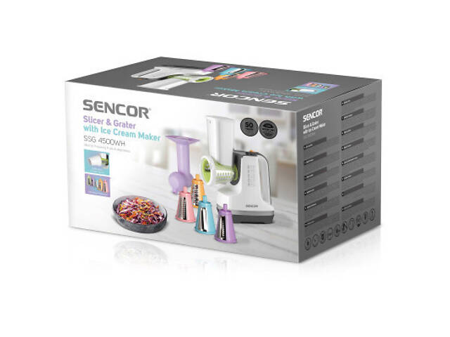 Кухонний комбайн Sencor SSG 4500WH - Фото 7