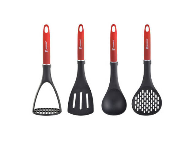 Кухонний набір Bergner Classique 4 предмети (BG-41390-RD) - Фото 1