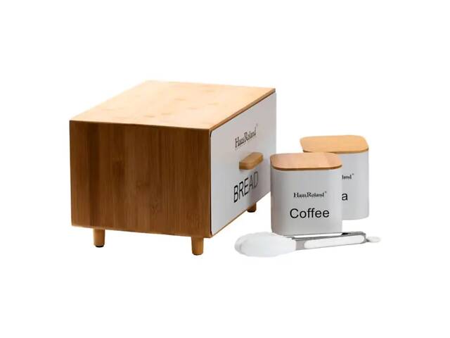 Кухонный набор для хранения продуктов белый HP33534 - Фото 3