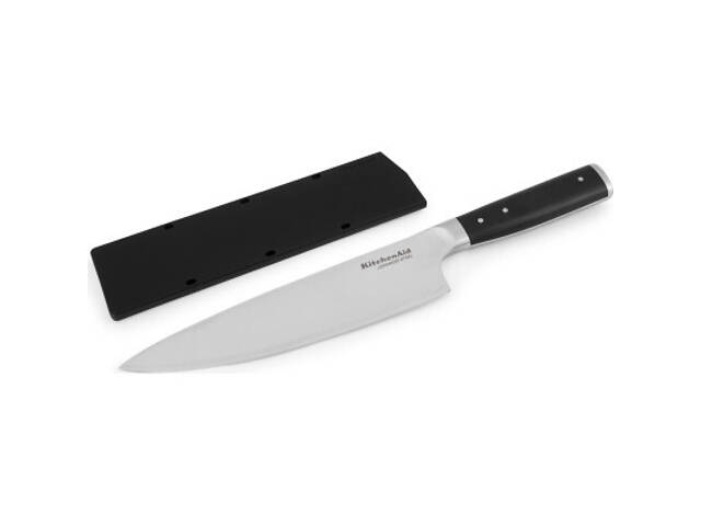 Кухонный нож KitchenAid Coreline для хліба із захисним чохлом, 20 см (KOG8IRSSOHOBA) - Фото 1