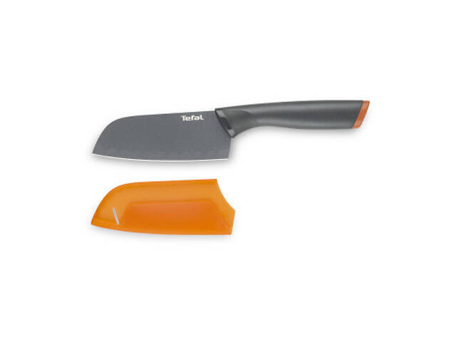 Кухонный нож Tefal Fresh Kitchen с чехлом 12 см (K1220104) - Фото 1