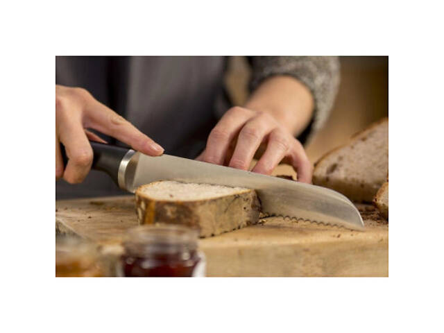 Кухонний ніж Tefal Ice Force 20см, чорний (K2320414) - Фото 3