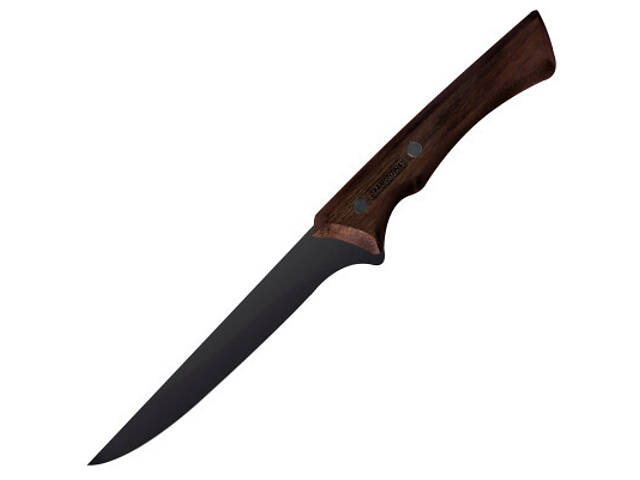 Кухонный нож Tramontina Churrasco Black для обвалювання 152 мм (22840/106) - Фото 1