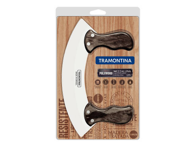 Кухонний ніж Tramontina Polywood Мезалуна (21147/190) - Фото 2