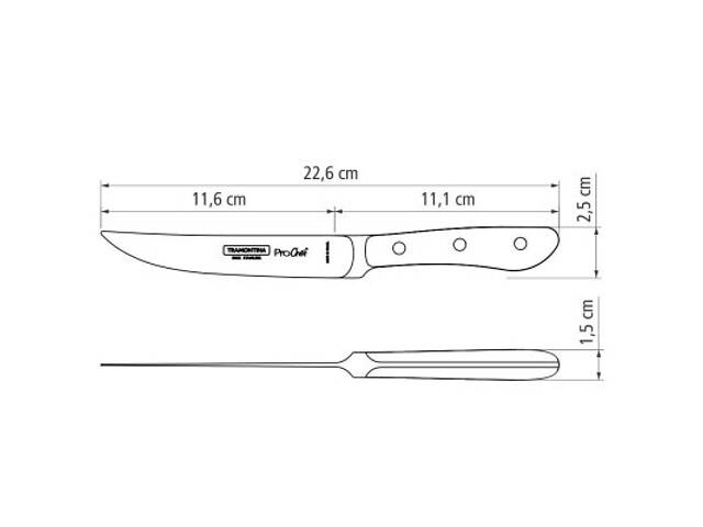 Кухонний ніж Tramontina Prochef 127 мм (24153/005) - Фото 3
