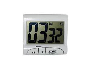 Кухонный таймер с дисплеем Lux Electronic Timer D-016 Белый