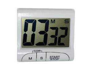 Кухонный таймер с дисплеем Lux Electronic Timer D-016 Белый