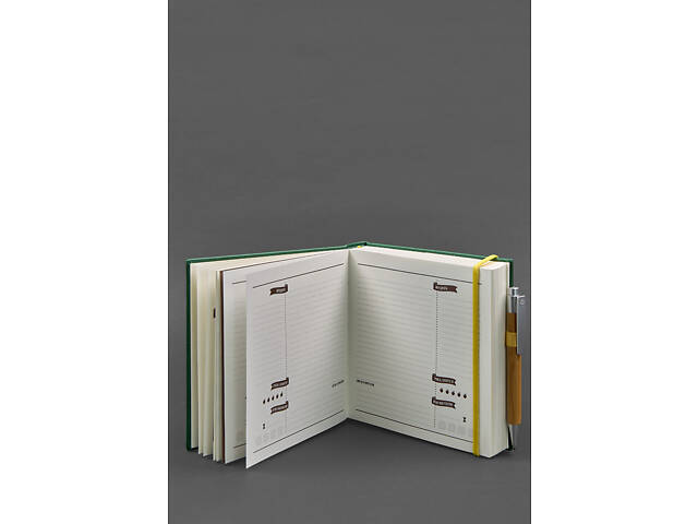 Кук-бук для записи рецептов Книга кулинарных секретов в зеленой обложке BlankNote - Фото 2