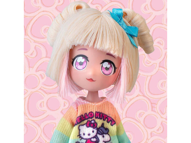 Лялька 4SF Manga Dolls Hello Kitty Стильна Цукерочка-єдиноріг HKTF2000 - Фото 4