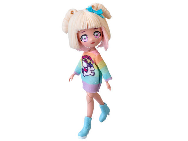 Лялька 4SF Manga Dolls Hello Kitty Стильна Цукерочка-єдиноріг HKTF2000 - Фото 5