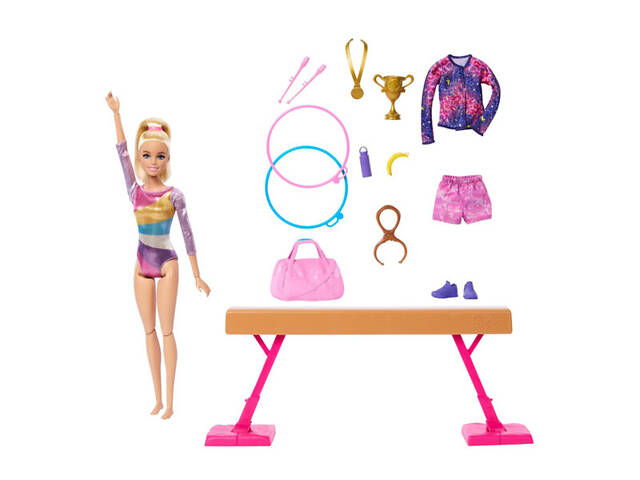 Кукла Барби набор тренировка по гимнастике HRG52 серии I can be Barbie - Фото 3