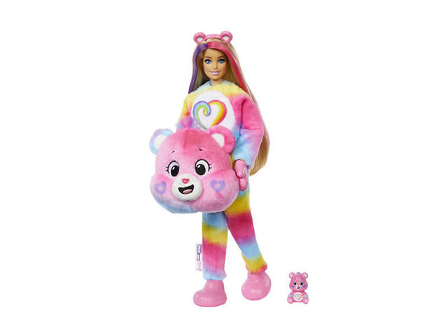 Лялька Барбі нова хвиля ведмедик Єдність Barbie Cutie Reveal Care Bears JFV60 - Фото 2