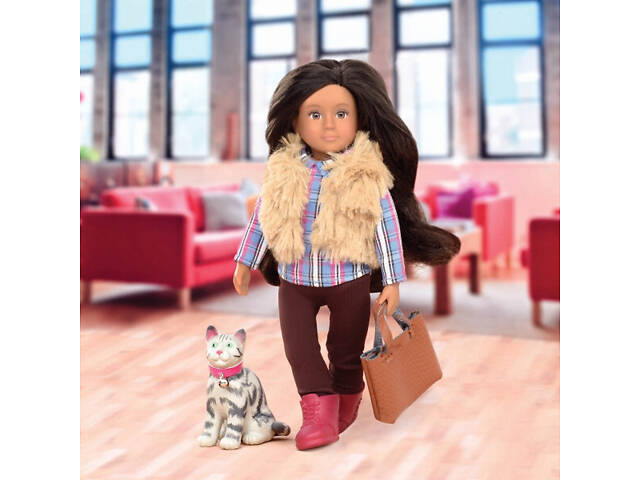 Лялька LORI 15 см Марія та кішка Мока LO31060Z (LO31060Z) - Фото 2