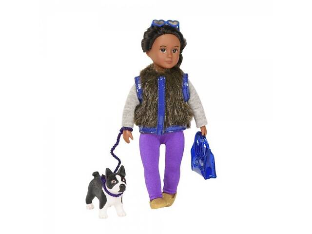 Кукла LORI 15 см Илисса и собака терьер Индиана LO31016Z - Фото 1
