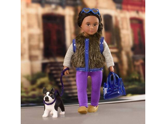 Кукла LORI 15 см Илисса и собака терьер Индиана LO31016Z - Фото 2
