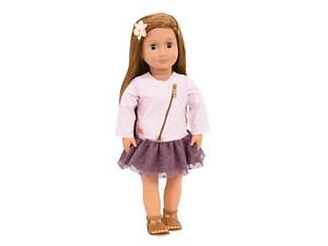 Кукла Our Generation Виена в розовой кожаной куртке 46 см BD31101Z