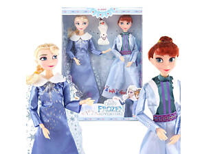 Ляльки з мультфільму Холодне серце Ельза та Анна. Ляльки Ельза та Анна з Олафом. Elsa Frozen. Anna Frozen. Frozen іграшки