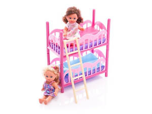 Куколки Simba Еви с двух-ярусной кроваткой 12 см OL27670