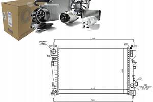 Кулер для двигуна ALFA ROMEO 4C SPIDER GIULIETT