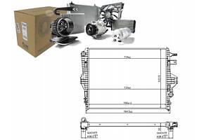 КУЛЕР ДЛЯ ДВИГУНА PORSCHE CAYENNE VW TOUAREG 3.0D /