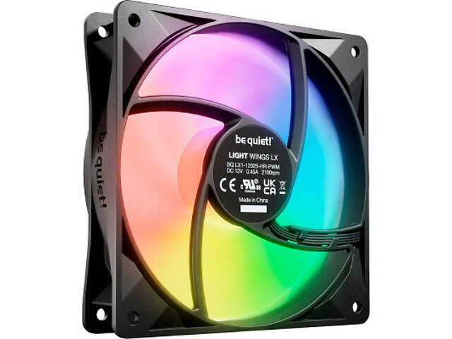 Кулер для корпусу Be quiet! LIGHT WINGS LX 120mm PWM high-speed (BL123) - Фото 2