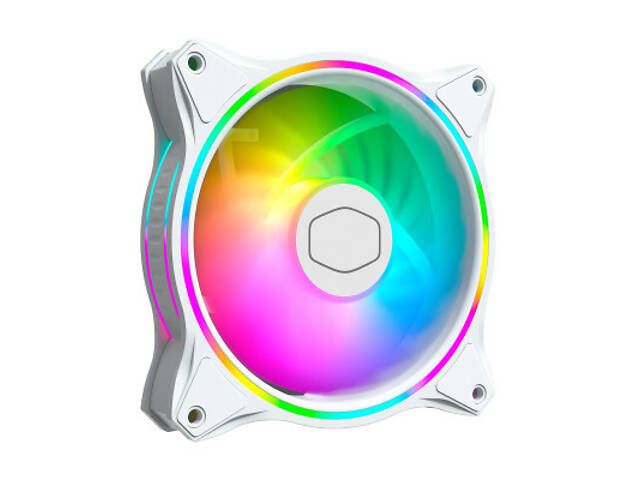 Кулер для корпусу CoolerMaster MasterFan MF120 Halo 3in1 White Edition (MFL-B2DW-183PA-R1) - Фото 1