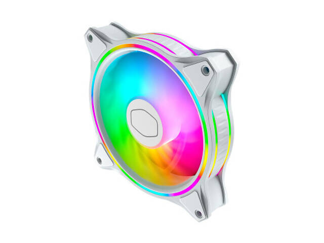 Кулер для корпусу CoolerMaster MasterFan MF120 Halo 3in1 White Edition (MFL-B2DW-183PA-R1) - Фото 4