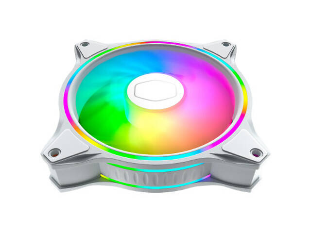 Кулер для корпусу CoolerMaster MasterFan MF120 Halo 3in1 White Edition (MFL-B2DW-183PA-R1) - Фото 5