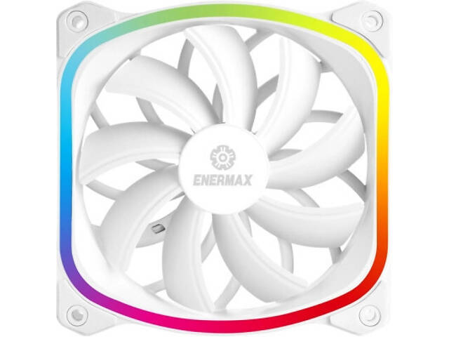 Кулер для корпусу Enermax SquA RGB White (UCSQARGB12P-W-SG) - Фото 2