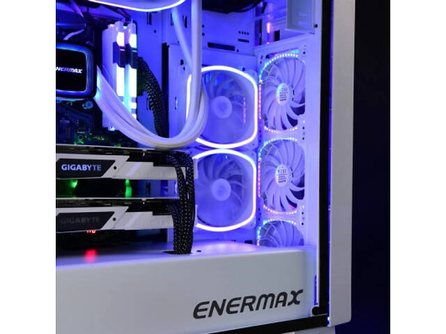 Кулер для корпусу Enermax SquA RGB White (UCSQARGB12P-W-SG) - Фото 8