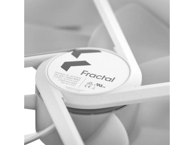 Кулер для корпусу Fractal Design Prisma AL-18 ARGB PWM White (FD-FAN-PRI-AL18-PWM-WT) - Фото 8