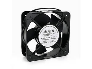 Кулер для охлаждения серверных БП BT-220 15050B2H DC sleeve fan 2pin под пайку - 150*150*50мм, 220V/0,22A,