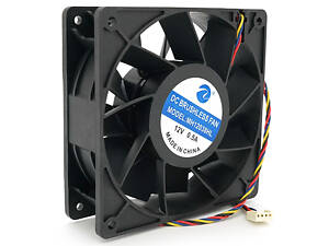 Кулер для охолодження серверних БП 12038 DC sleeve fan 4pin - 120*120*38мм, 12V/05A