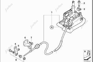 Куліса КПП BMW X5 E53 (2003-2006) рестайл 25167525330