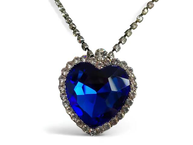 Кулон Сердце Океана RESTEQ — подвеска в форме сердца из фильма Титаник, стильное ювелирное украшение для - Фото 1