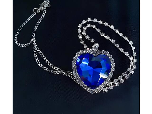 Кулон Сердце Океана RESTEQ — подвеска в форме сердца из фильма Титаник, стильное ювелирное украшение для - Фото 2