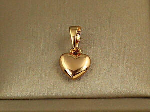 Кулон Xuping Jewelry крошечное сердце 8 мм золотистый love-shopping