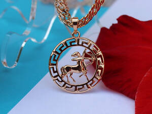Кулон зодіак Xuping Jewelry стрілець 2.5 см золотистий love-shopping