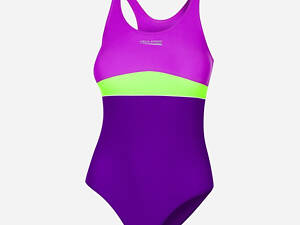 Купальник злитий Aqua Speed EMILY 7453 (367-48) 122 см Фіолетовий/Зелений/Темно-фіолетовий (5908217674531)
