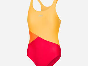 Купальник злитий Aqua Speed POLA 8612 (541-39) 140 см Жовтий/Червоний/Помаранчевий (5908217686121)