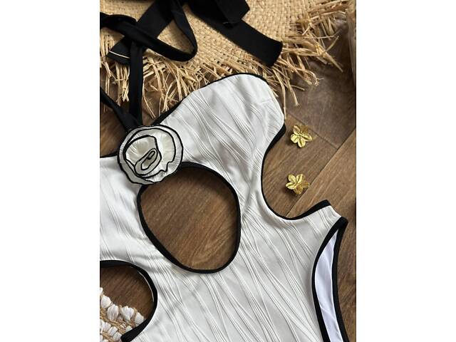 Купальник білий SW3687/1 - Фото 9