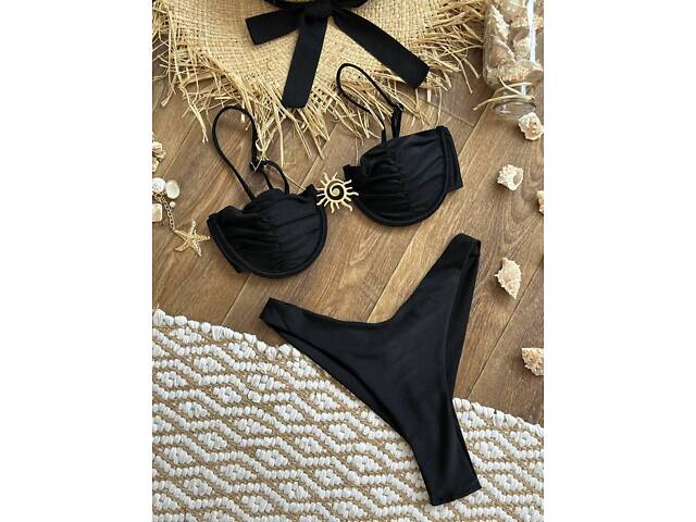 Купальник чорний SW3673 - Фото 1