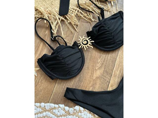 Купальник чорний SW3673 - Фото 5