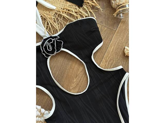 Купальник чорний SW3687 M - Фото 8